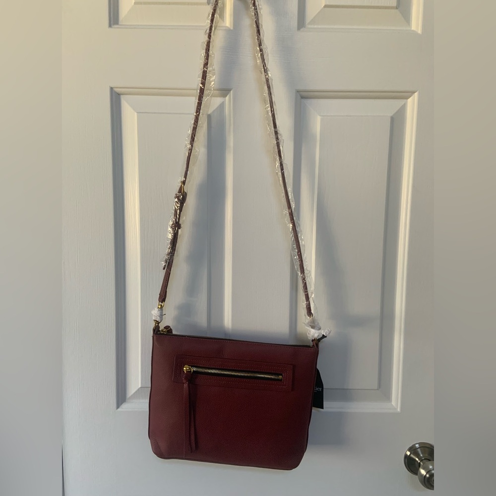 NWT BOTKIER Burgundy Crossbody Bag